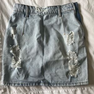 JLux Label Jean Skirt